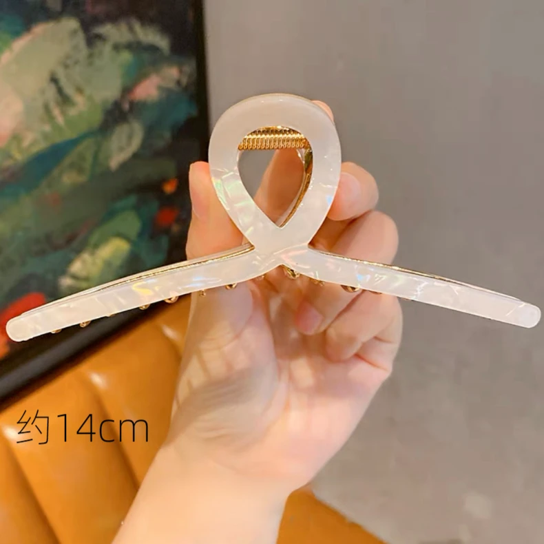 韩版时尚醋酸大抓夹气质简约百搭鲨鱼夹高级网红发饰简约发卡