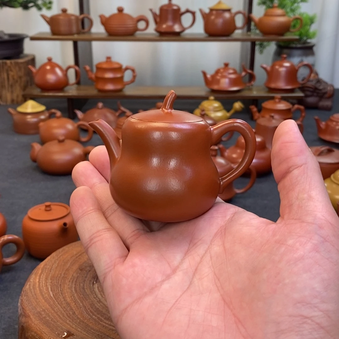 紫砂茶壶止*潮州手拉壶
