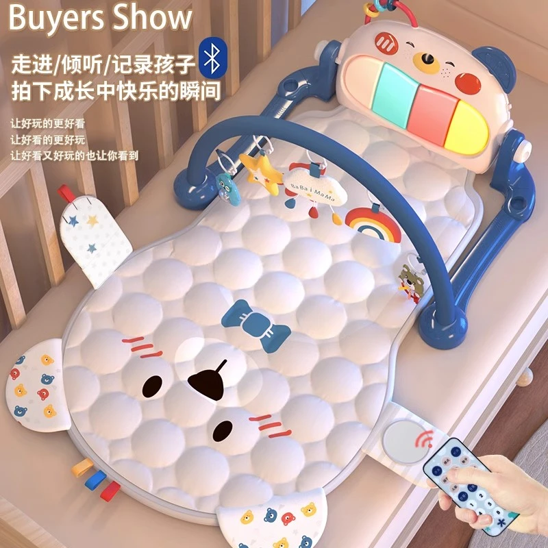婴儿脚踏钢琴健身架躺着玩0一1岁3个月6益智早教新生幼儿宝宝玩具