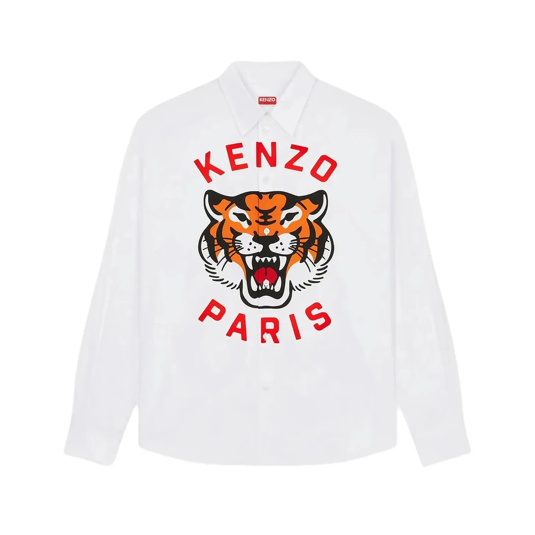 KENZO/肯佐男式长袖衬衫 5124029M11027
