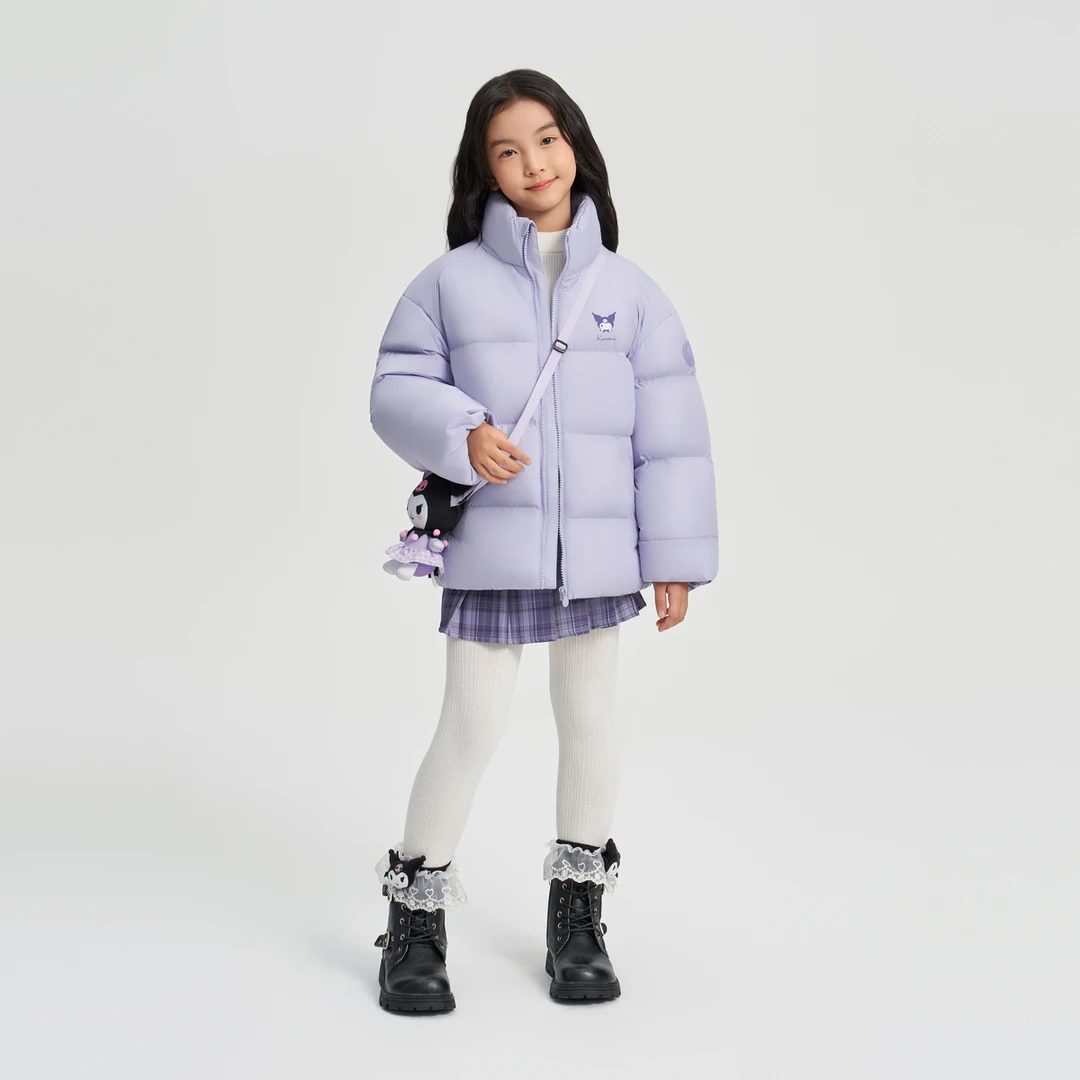 波司登童装【库洛米】24新款时尚童装羽绒服卡通保暖防风T40143110