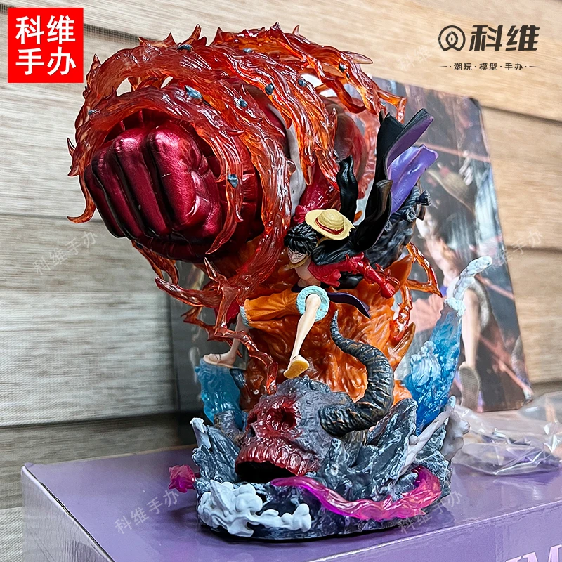 【科维动漫社】业火路飞23cm海贼王GK手办潮玩模型摆件礼物现货