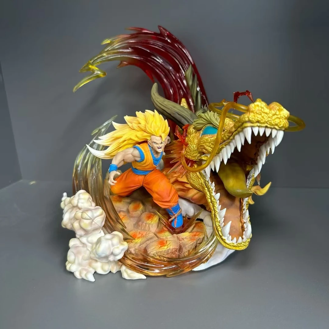 【科维动漫社】LS龙拳超三悟空22cm超级赛亚人七龙珠GK手办模型摆件