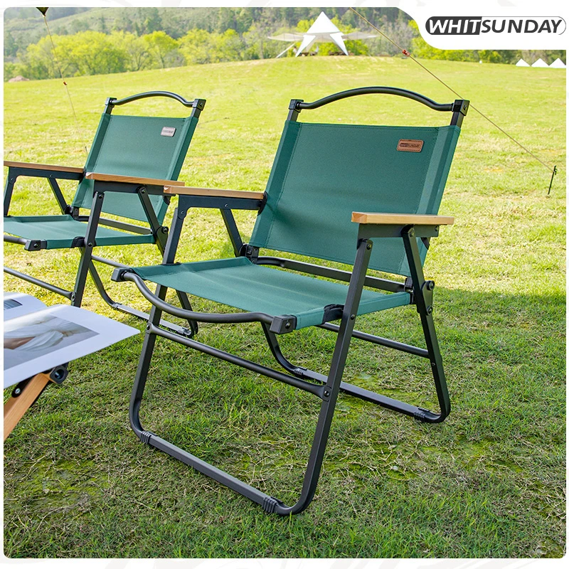疆屿户外折叠椅子便携野餐克米特椅超轻钓鱼凳露营装备沙滩桌躺椅