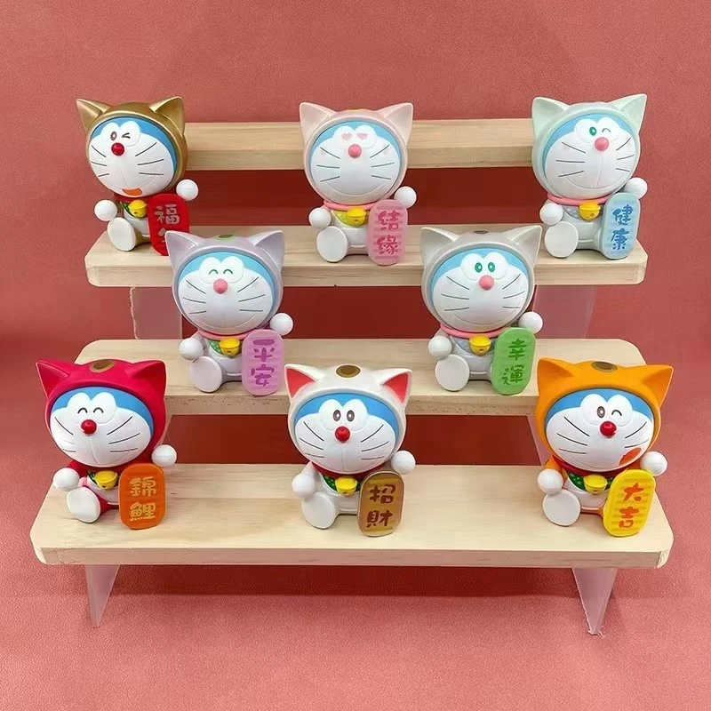 正版多啦福气满满摆件车挂背包挂钥匙挂