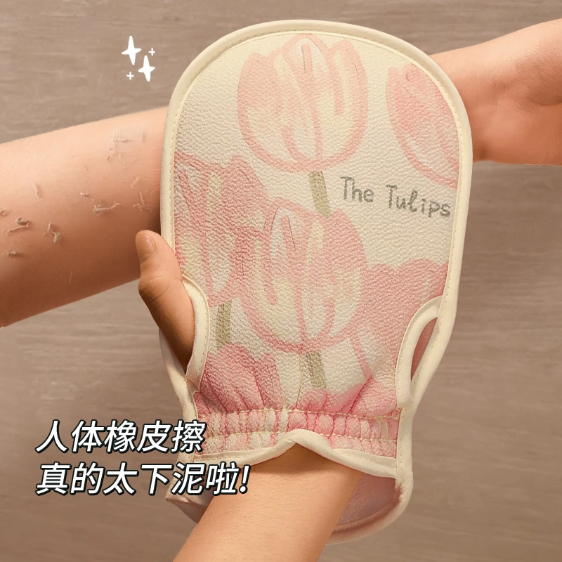 无痛搓泥搓澡巾女士专用细砂强力搓泥神器居家实用成人加厚洗澡巾