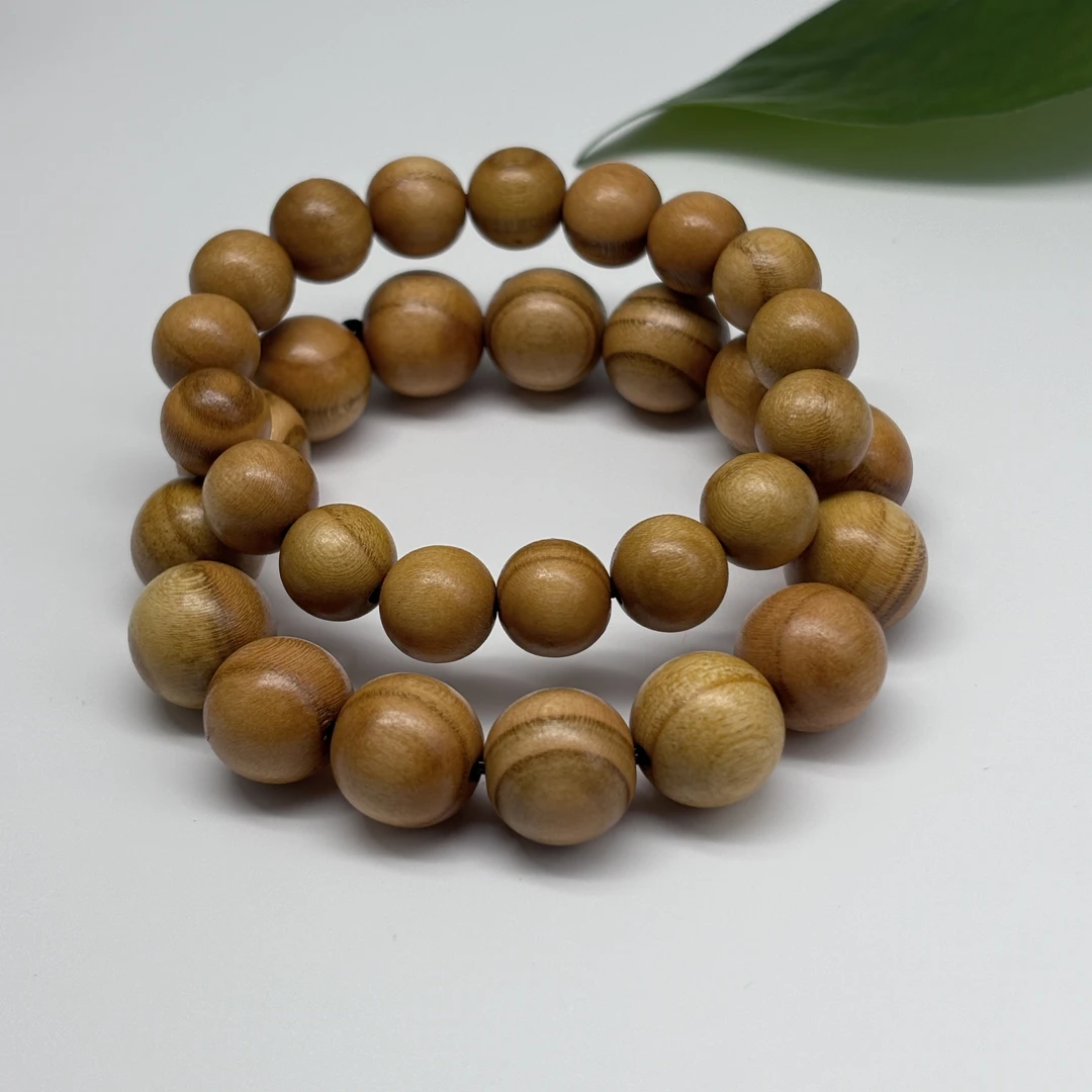 非金属木质手链 【龙虎山出品】复古民族风时尚天眼桃木手串百搭