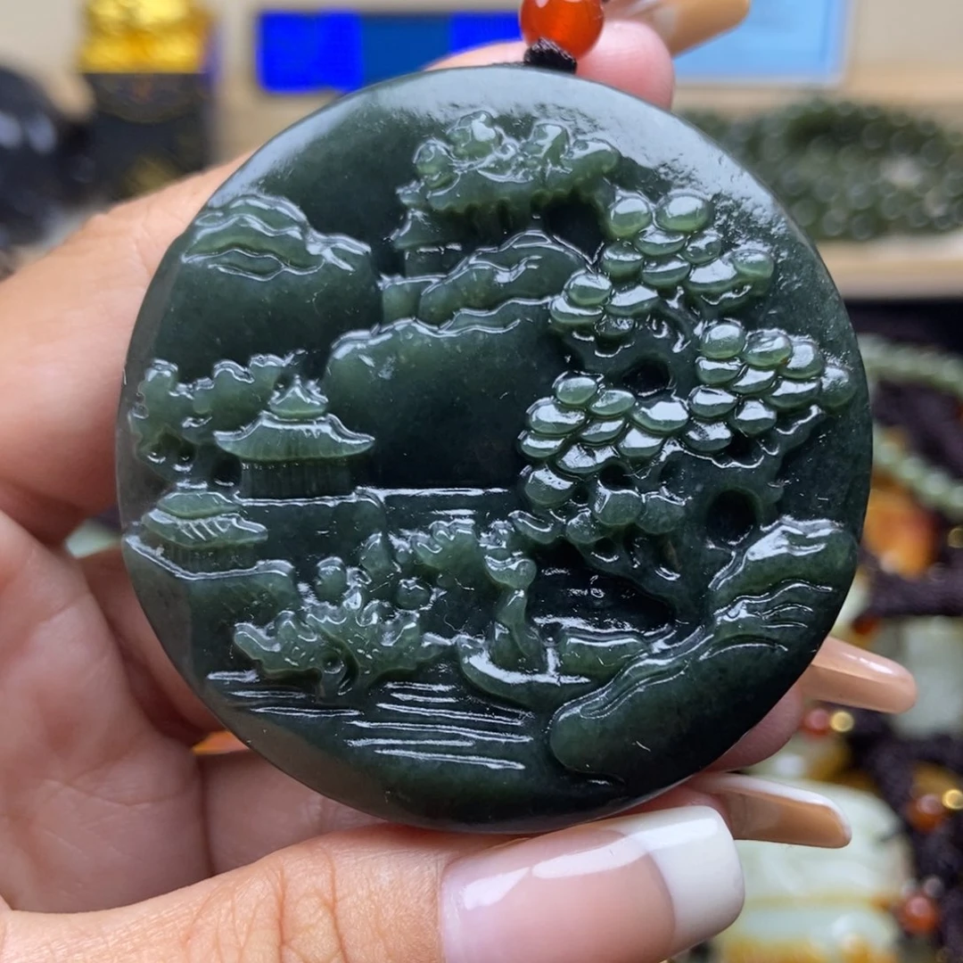 和田玉颈饰未镶嵌