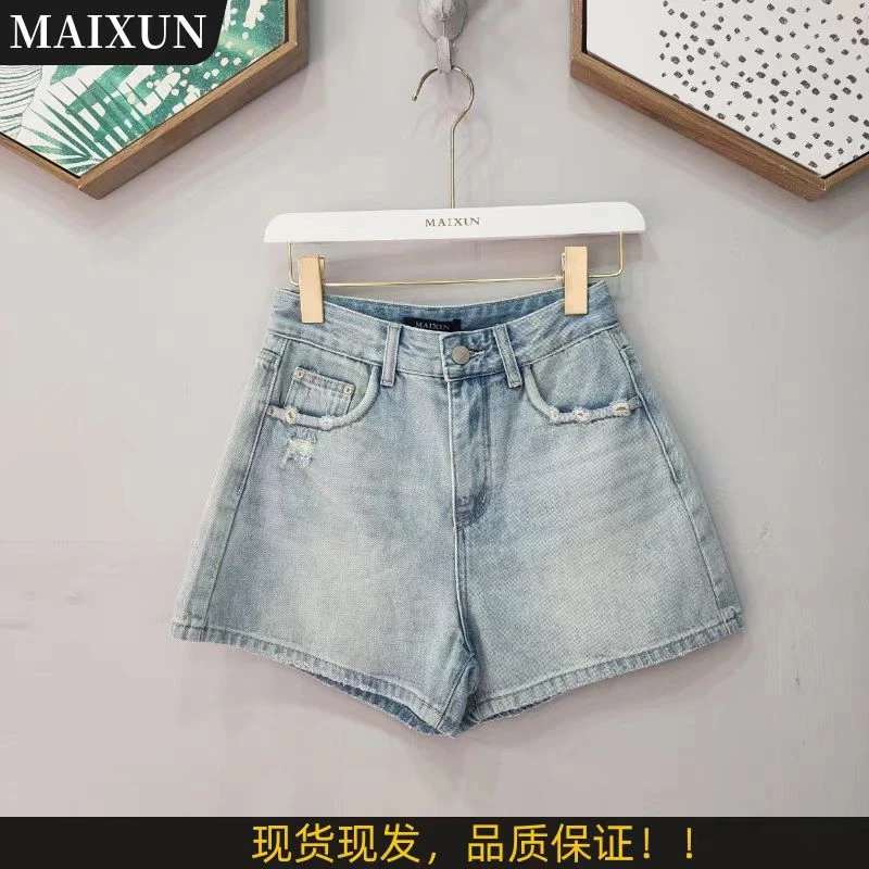 牛仔蓝短裤休闲时尚KSAFQ023