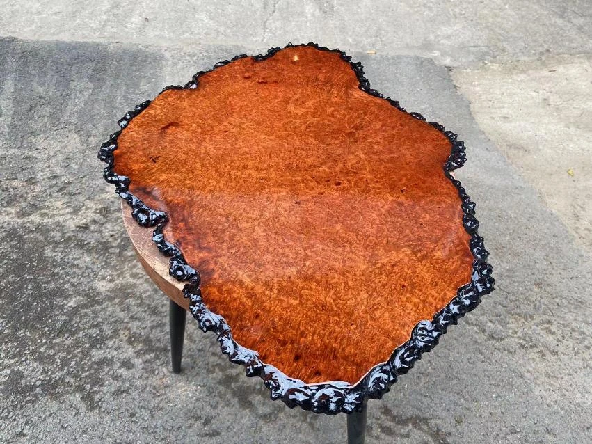 精品缅花瘿木，大果紫檀树瘤，影子木，尺寸大，瘤疤细腻