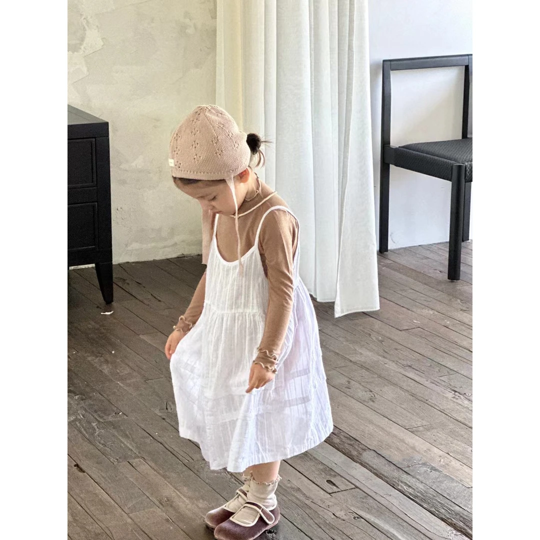 九子-韩国设计师款儿童吊带裙 CO2822