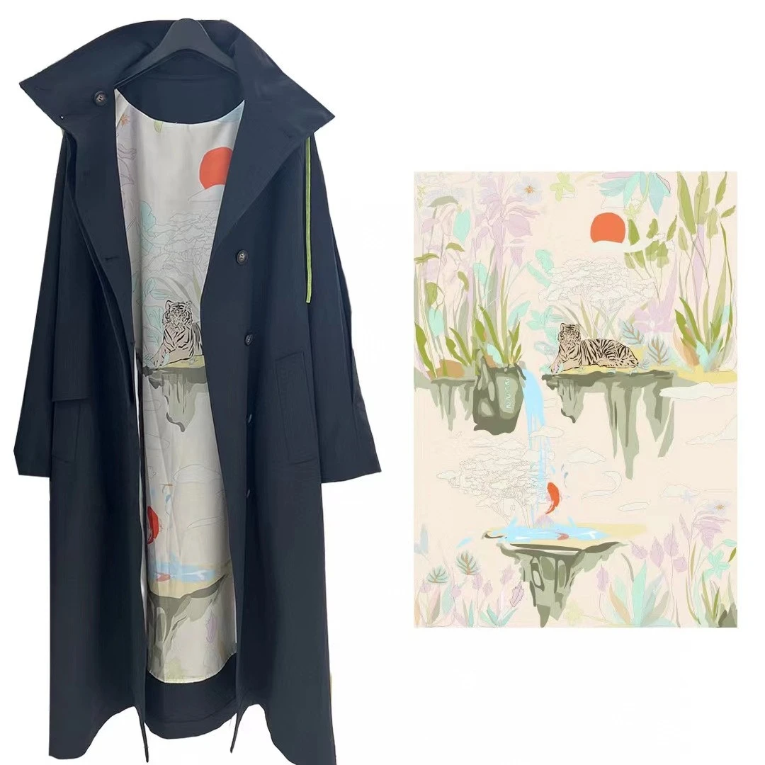 【精致女人】春秋设计师款气质日系休闲百搭高级中长款风衣女外套