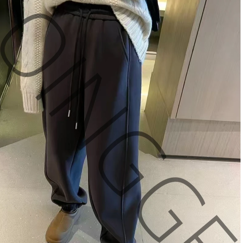 QINGGE13019#一条过冬！加绒收口卫裤经典九分裤