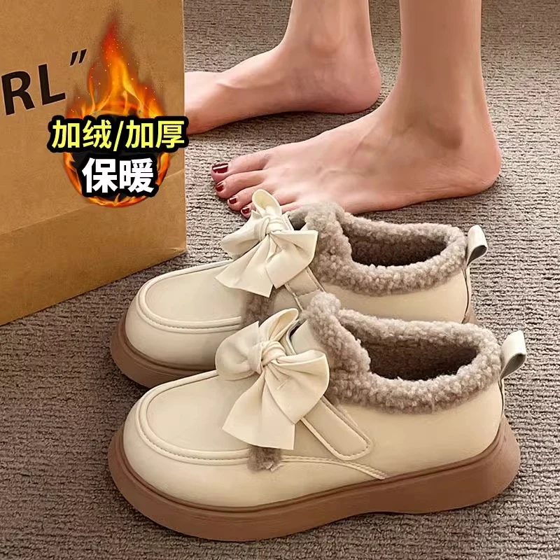 女童皮鞋秋冬款2023新款儿童幼儿公主鞋冬季加绒加厚中大童软底鞋