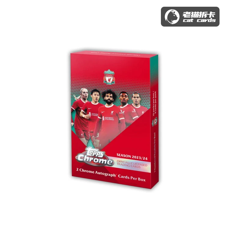 Topps 【拆盒】 23-24 利物浦 Chrome 队盒 球星卡盲盒