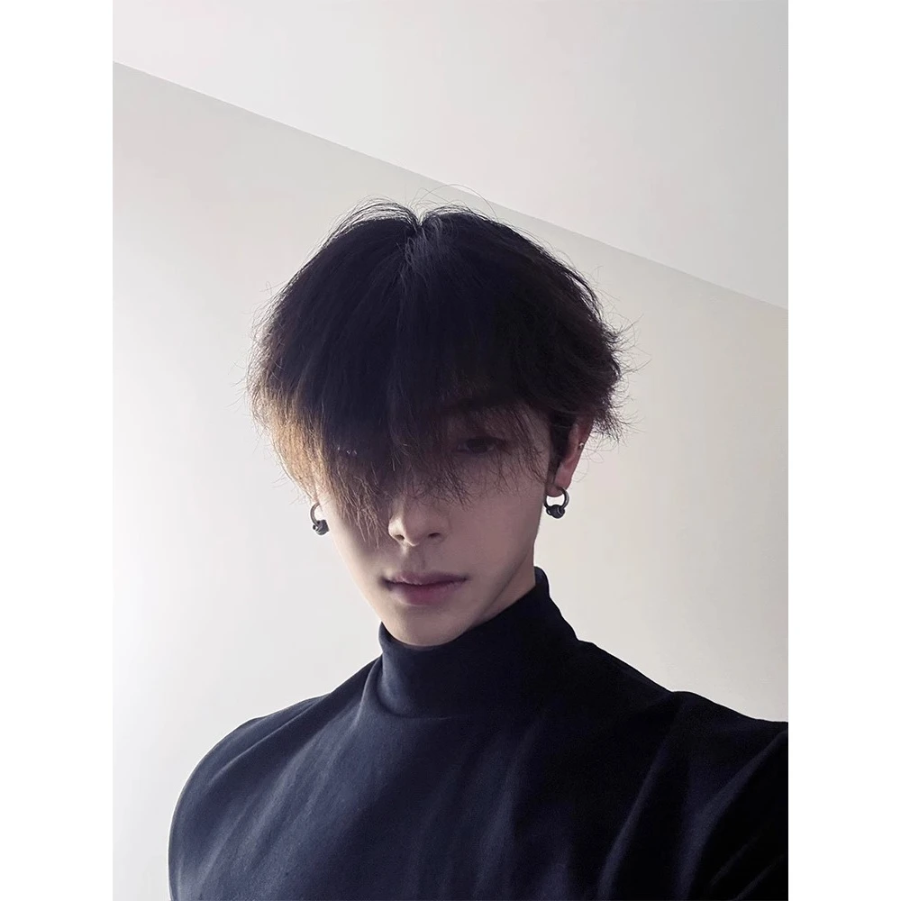 半高领德绒内搭长袖t恤男款秋冬美式oversize潮牌内搭打底衫上衣