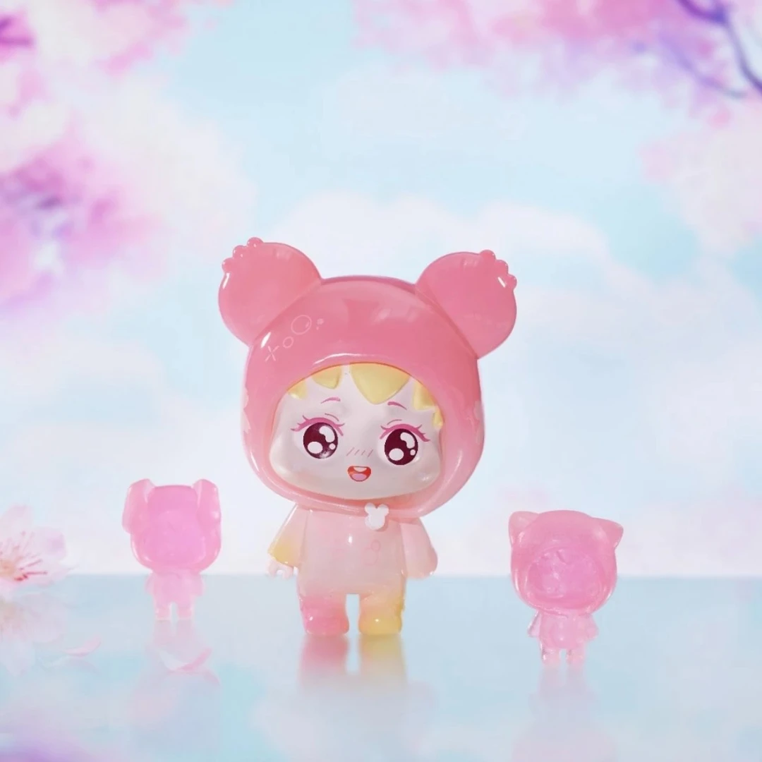 【拆盒不退】Kibbi帽兜二代甜度彩透系列潮玩盲盒手办玩具公仔摆件