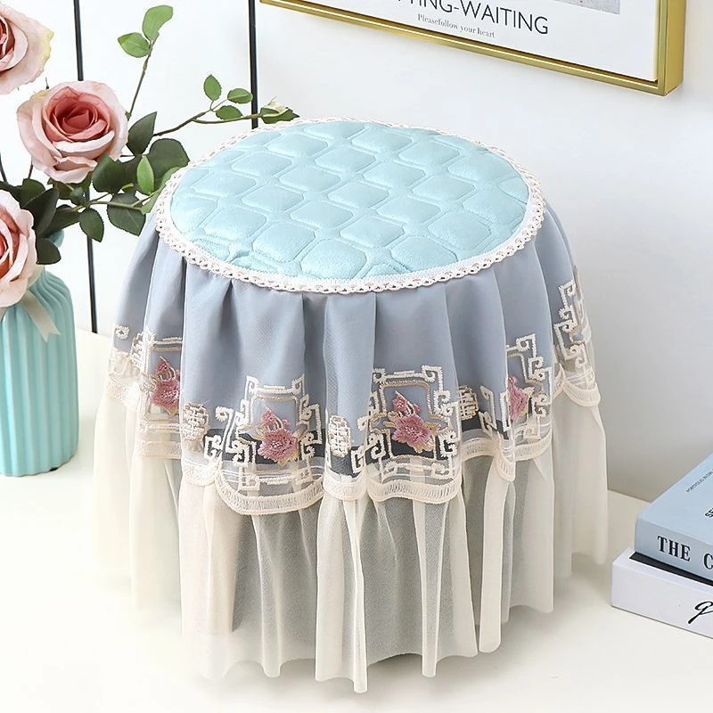 【新款】空气炸锅通用型蕾丝电饭煲罩防尘盖布家用罩套圆形保护罩