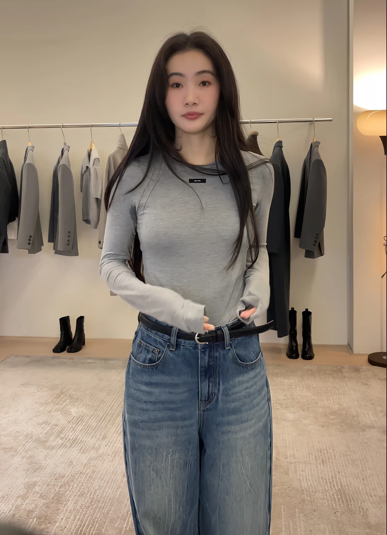 【逸语2024专场】in choose u笑笑家冬季百搭内搭长袖打底T恤89703