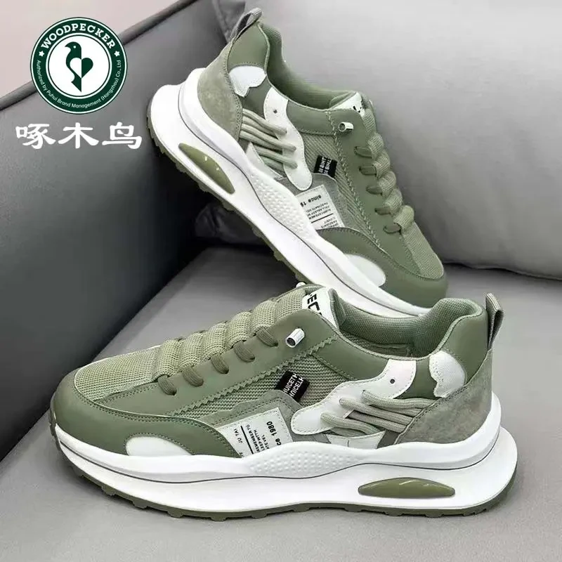 啄木鸟官方正版男鞋春季新款潮流百搭跑步鞋子男款防滑耐磨运动鞋