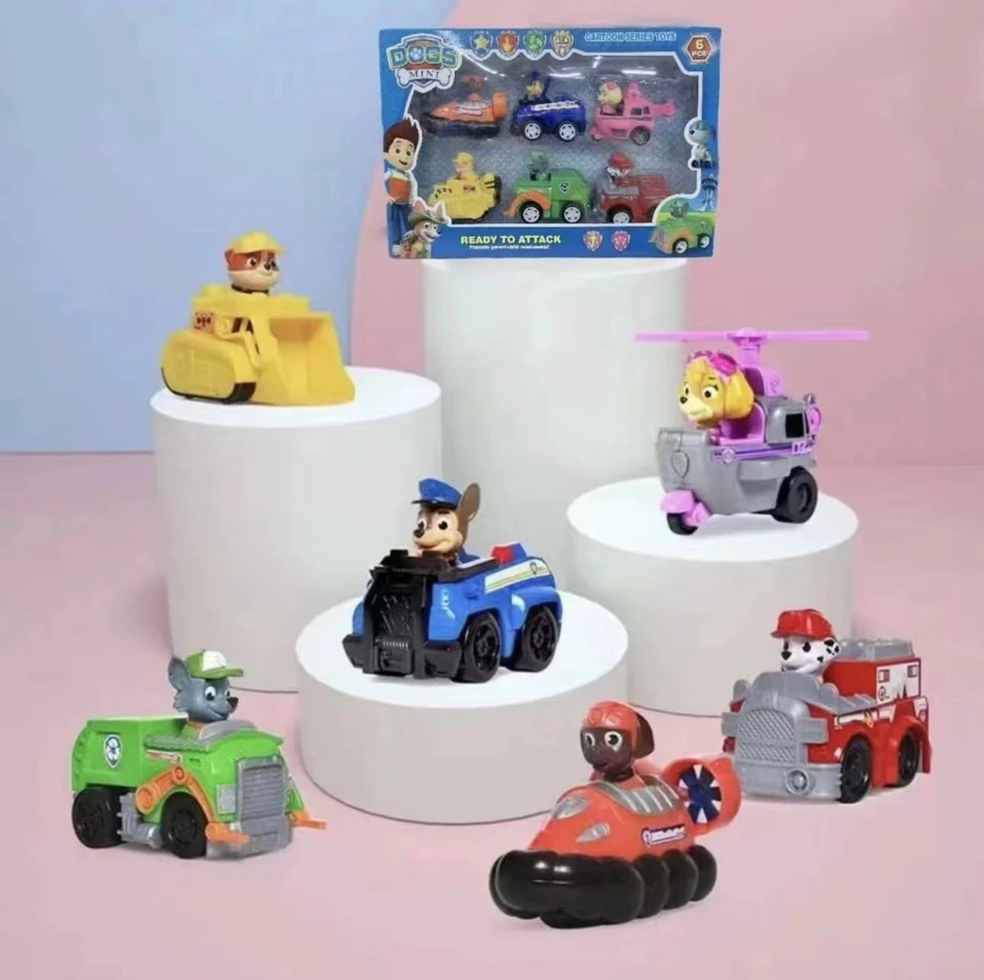 狗狗玩具回力巡逻车套装【全身狗狗可分离】没有礼盒
