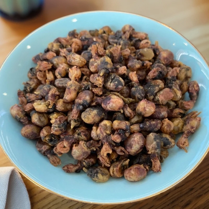 青岛特产小墨鱼干墨鱼豆休闲追剧零食茶点渔民自晒散装没有添加剂