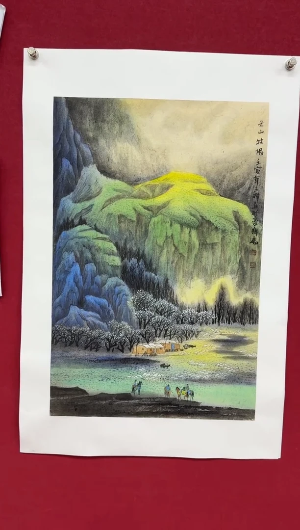 【闪购商品】绘画手绘精品国画山水花鸟