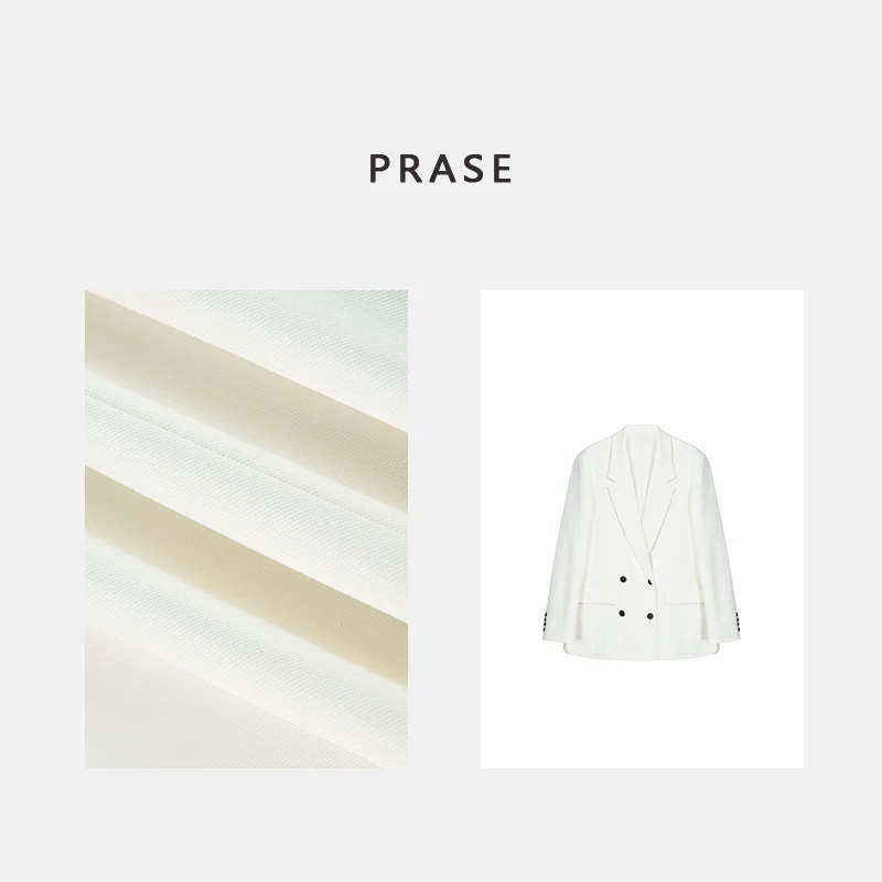 PRASE ·噜【弗洛里达】微胖轻奢设计款女气质西装外套LD408C70