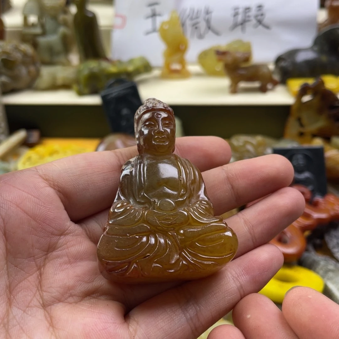 蛇纹石玉颈饰合金178