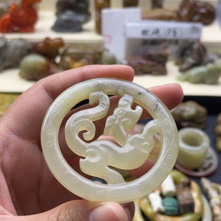 蛇纹石玉颈饰未镶嵌88