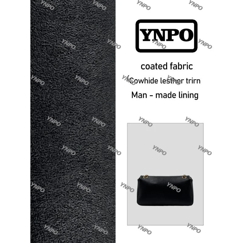 YNPO手工打造真皮女士百搭女包0335腋下信封黑色
