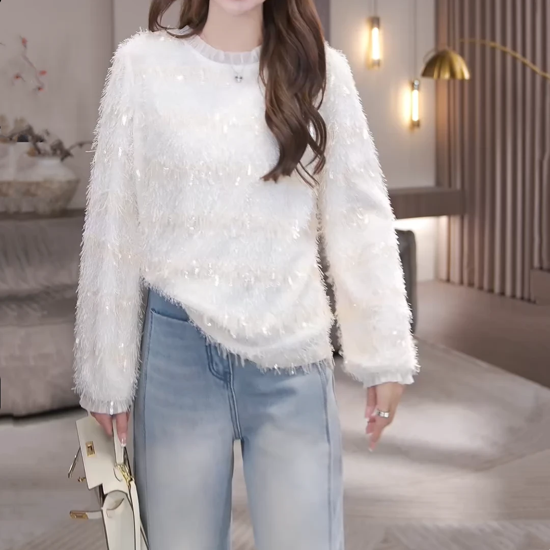 【Jason colors】秋冬上新条纹百搭显瘦保暖休闲风高级感上衣T恤女