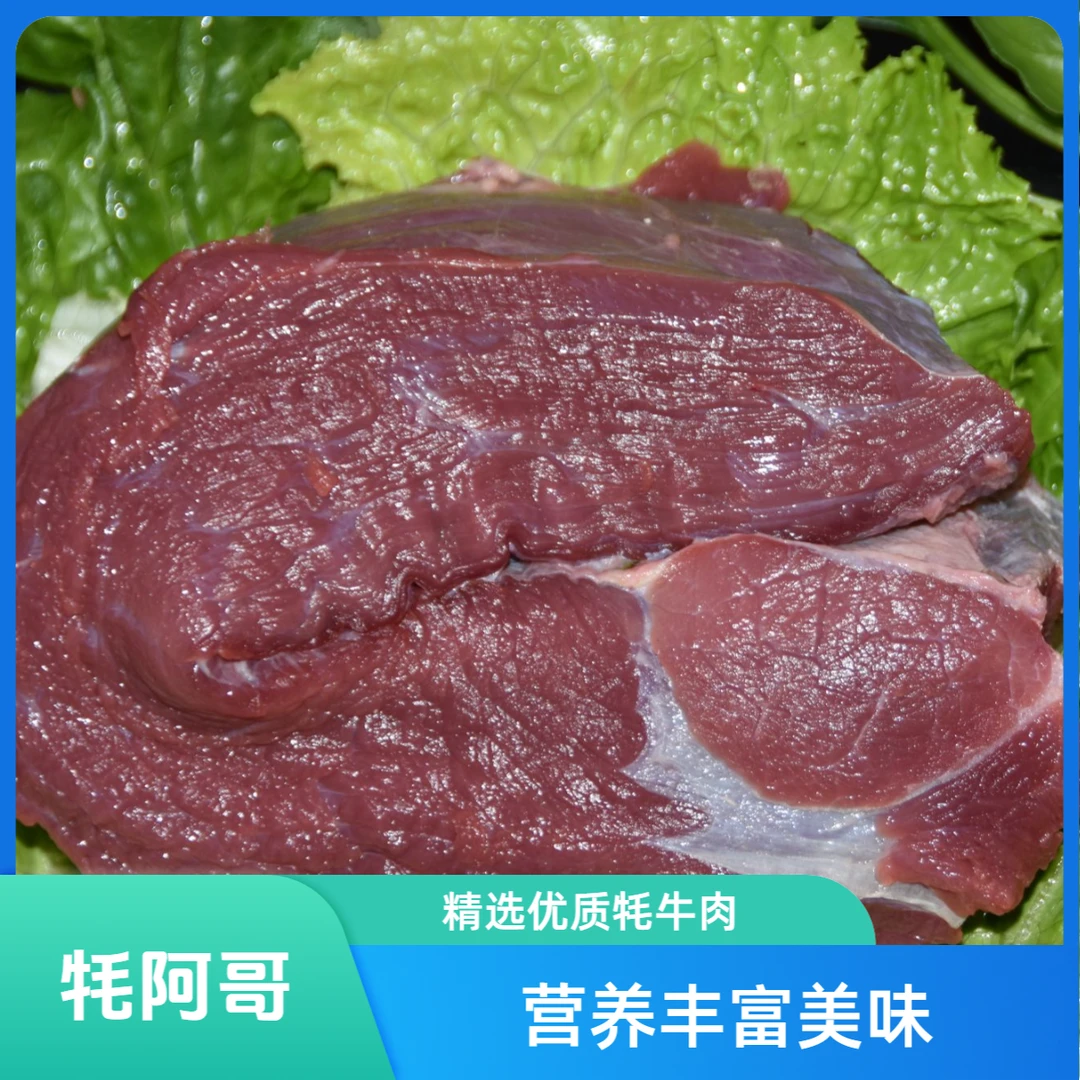 牦阿哥 正宗青海草饲牦牛后腿肉源自青海湖畔祁连山下  2/5斤装