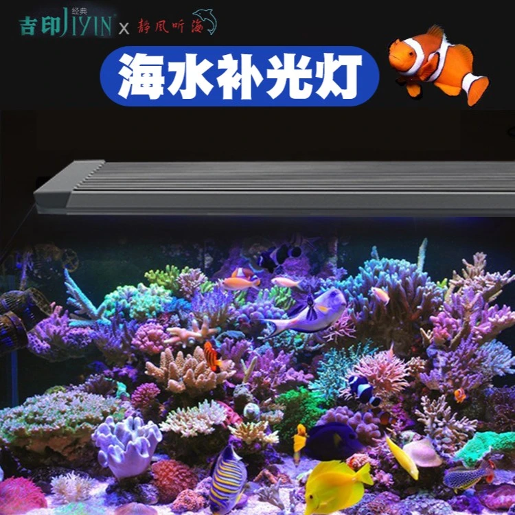 静风听海吉印合作款 专业海水补光灯海缸珊瑚缸fot蓝色促发色灯