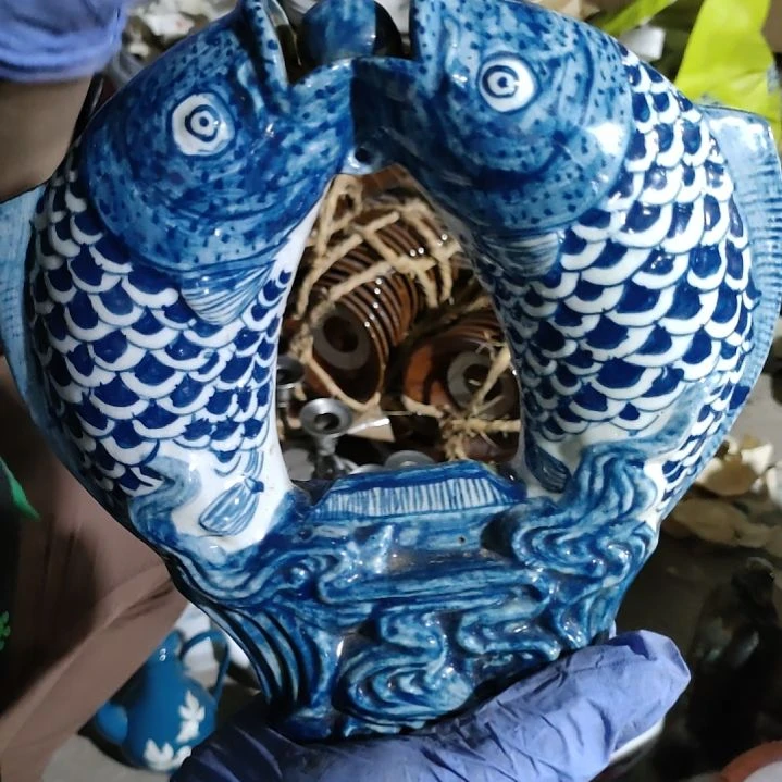 摆件陶瓷盘子碗啥都有
