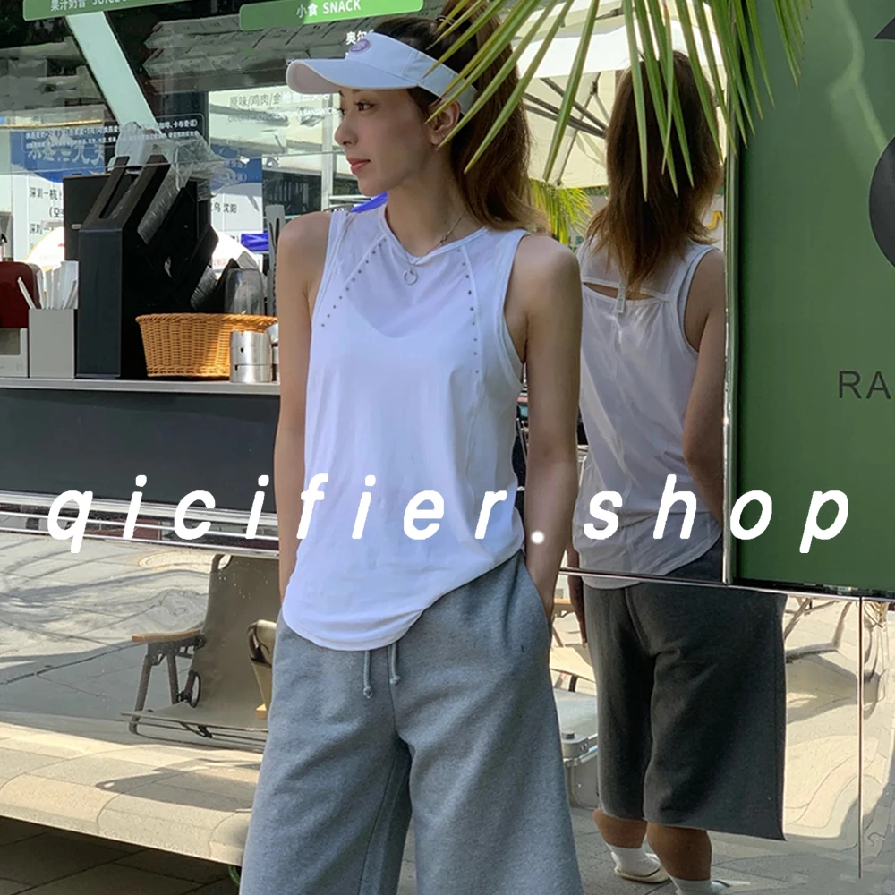 【QICIFIER】凉爽一夏 休闲透气运动无袖T恤 3053