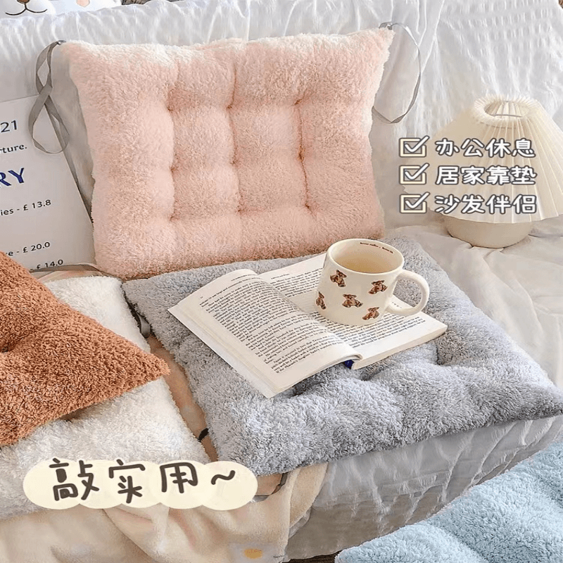 ins风坐垫屁垫教室办公室久坐椅子垫学生宿舍加厚凳子垫靠垫垫子