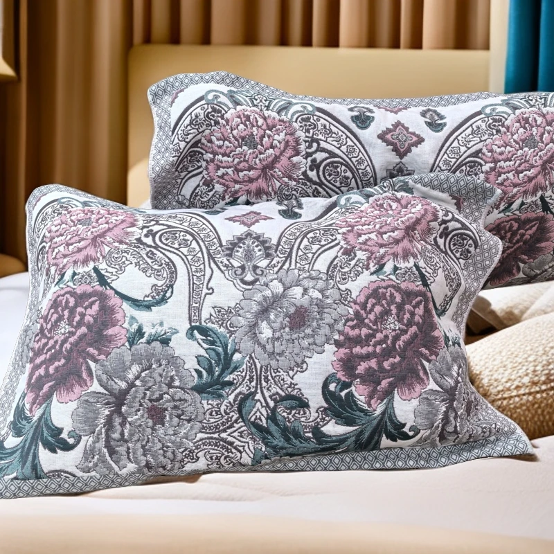 全棉透气针织柔软时尚枕巾52CM*78cm（±2厘米）