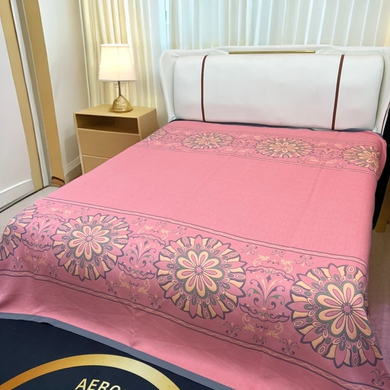 【瑞丽安】230*250CM新款A类细沙床盖舒适柔软亲肤四季盖毯可机洗