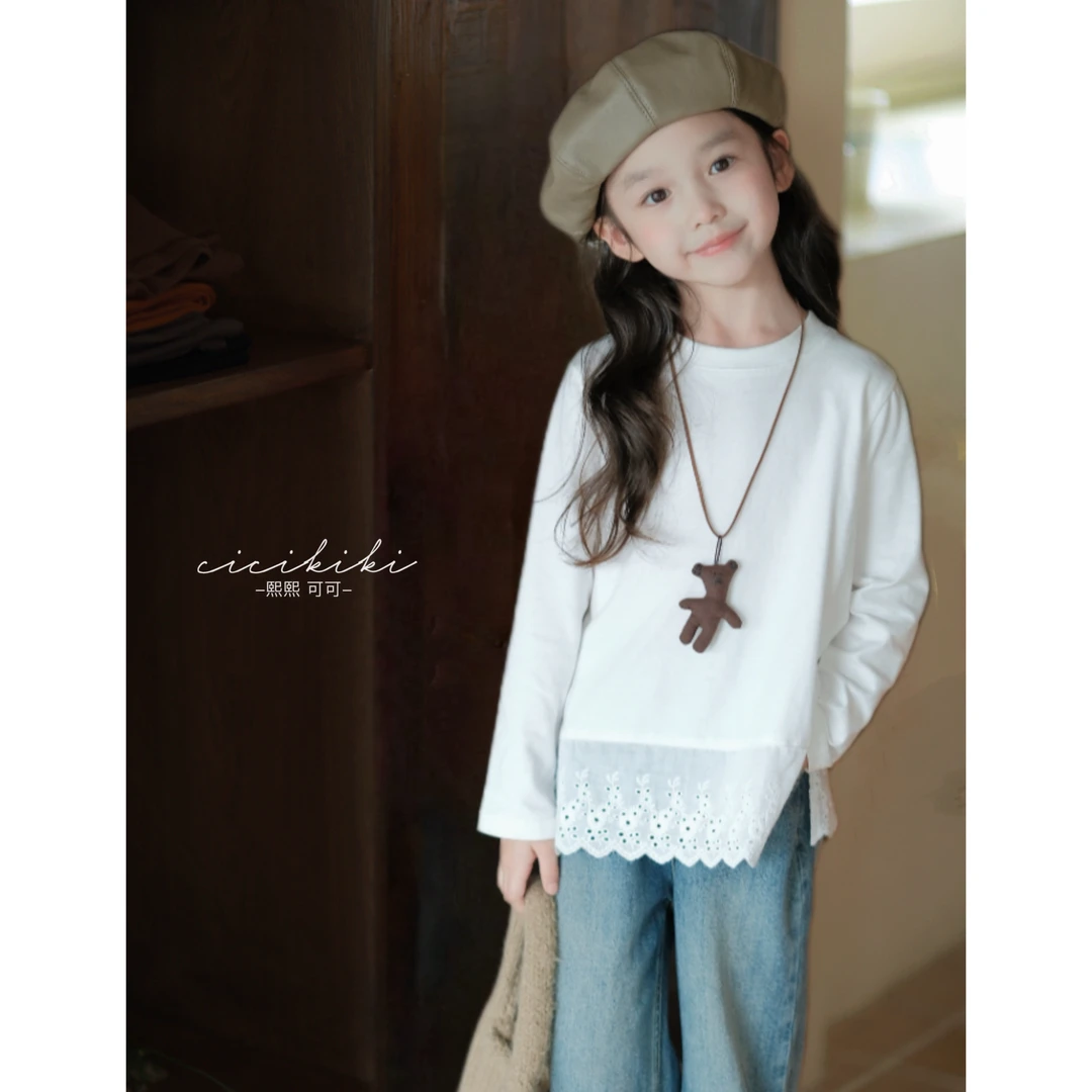 【简一】儿童童装秋圆领时尚百搭长袖T恤熙熙可可SY2471