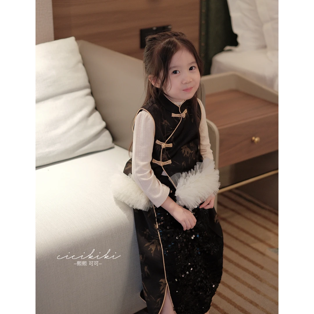 【羽慕希】2024儿童时尚洋气女童气质汉中式汉服熙熙可可TZ2426