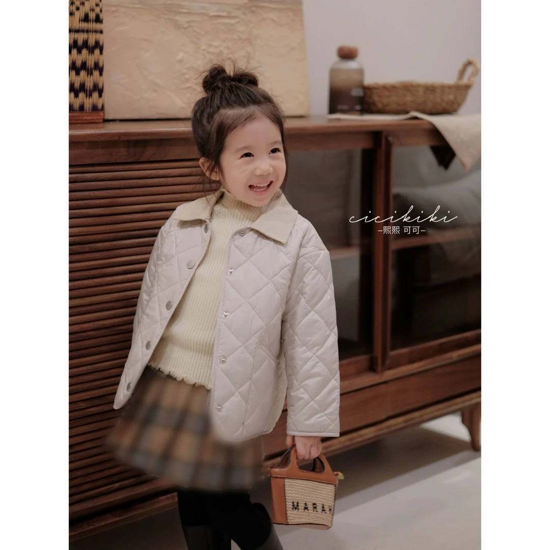 K【巴乔莉儿】2024女童加厚保暖冬季外套 熙熙可可 WT2435 BSQ2421