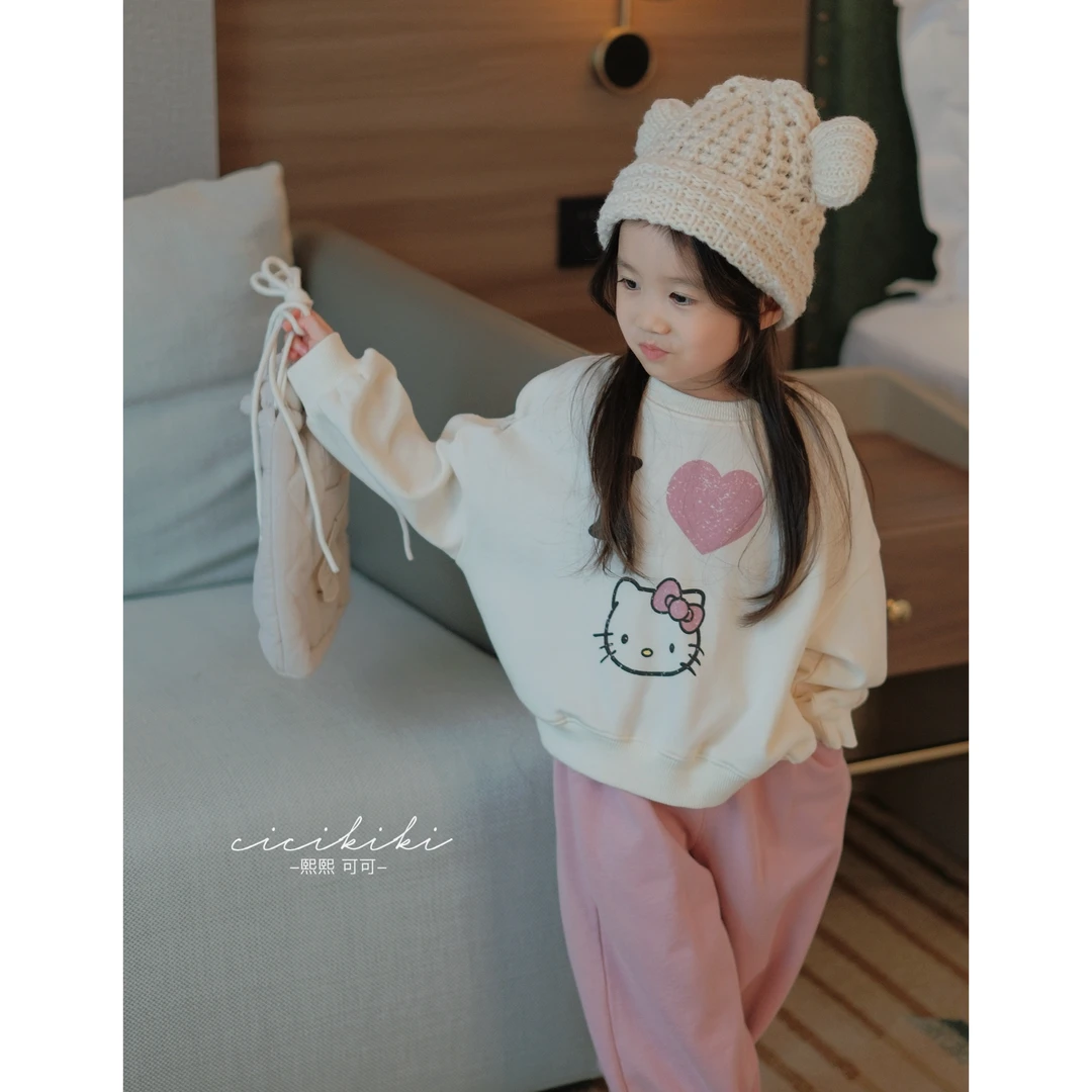 【小可爱】儿童童装秋冬圆领时尚百搭套装熙熙可可 WY2417 KZ2474