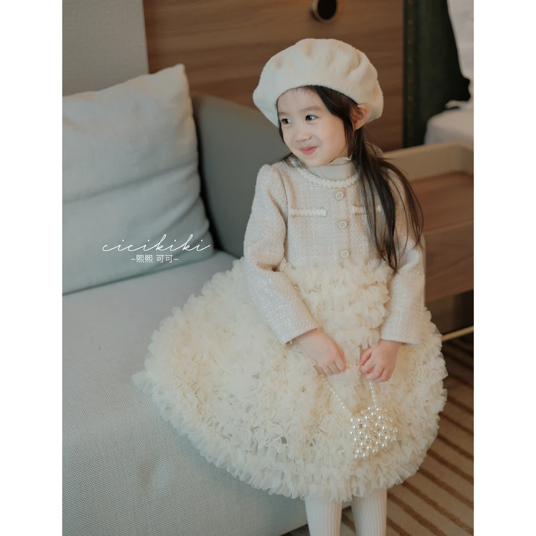 【玛利亚】女童时尚气质秋冬款儿童连衣裙熙熙可可LYQ2430