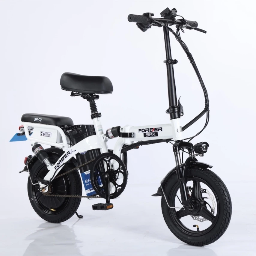 FOREVER/永久折叠代驾电动车便携电动自行车代步锂电车-加强款