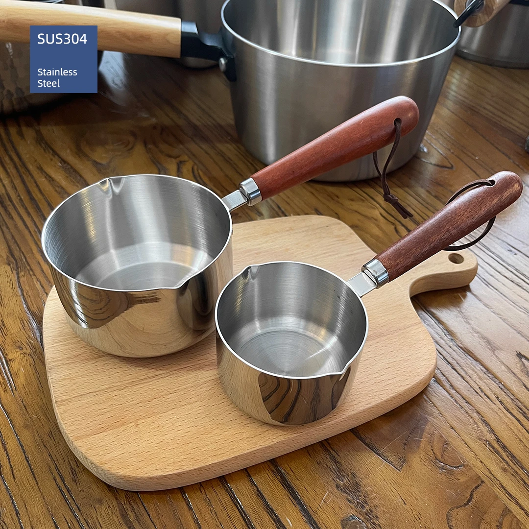304亮光款-泼油锅·热油调味小锅不锈钢