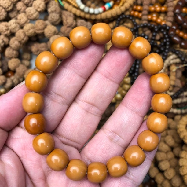 全品老型极限弧10mm猴头光珠核桃手串男猴头