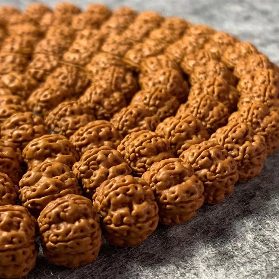 【老树梅花花王】108*10-11mm小金刚菩提手串颗颗大梅花桩经典脖挂