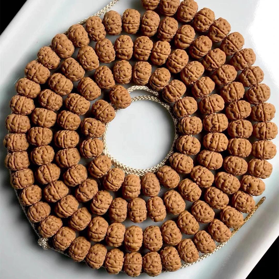 【闷墩老树树王】108颗9-10mm金刚菩提手串小金刚菩提子矮桩飞碟