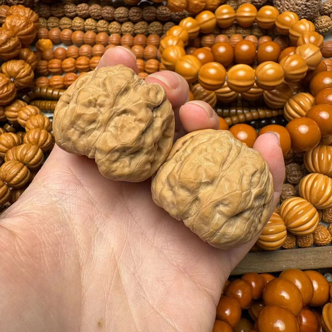 蛤蟆头文玩核桃矮桩金蟾手玩延庆文玩核桃蛙蛙39-40mm左右